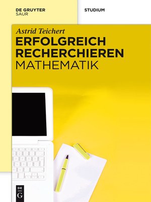 cover image of Erfolgreich recherchieren--Mathematik